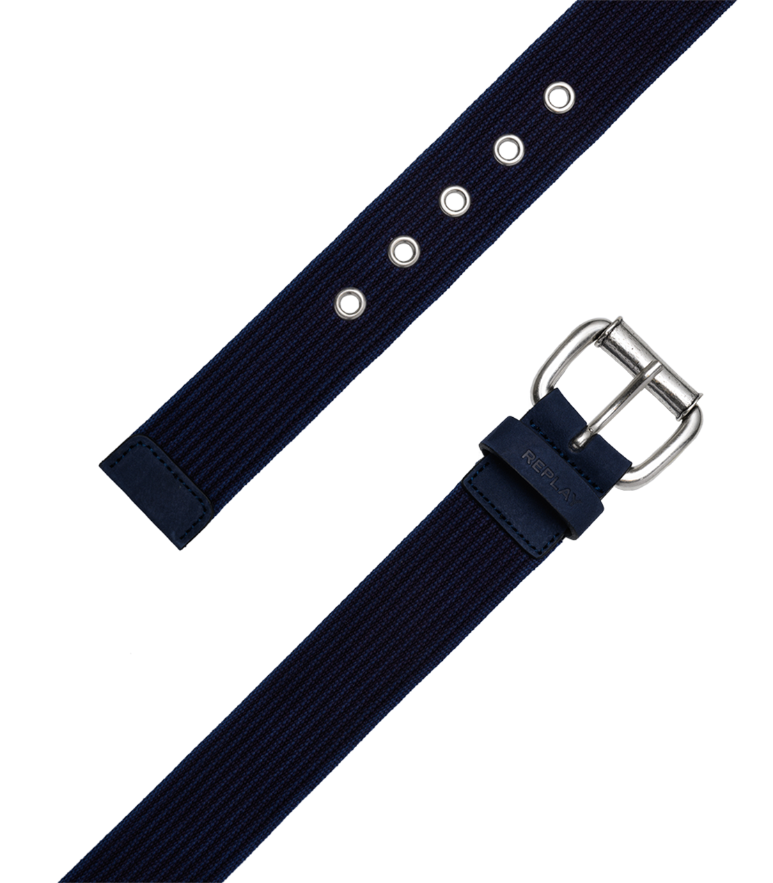 リブコットンウォッシュウェービングベルト 詳細画像 ブルー 2